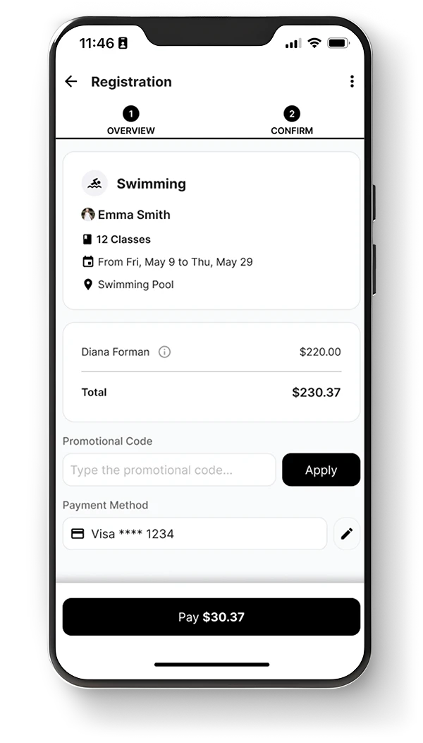 the good game app payment screen